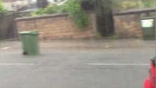 Wheelie Bin race - The Lovely Newcastle Weather