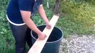 How to NOT break a wooden plank