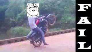 Where NOT to do a wheelie