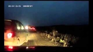 Crash - The car put on two wheels