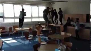 Gangnam Style Table Wipeout!