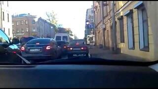 Shooting after crash