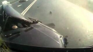 Luckiest driver in the world