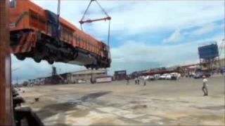 Locomotive Dropped on Delivery