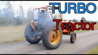 Tractor - the engine of the Volvo 240 turbo / Трактор - монстр