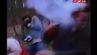 Spalił własną twarz.