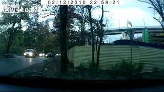 Brutal Russian Head-on Collision