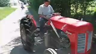 Traktor z silnikiem GTI
