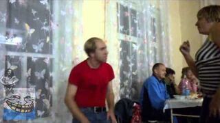 Nicolas Cage comes off at party