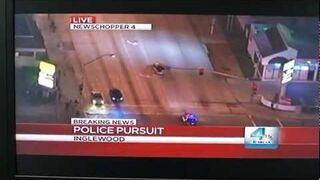 Policyjny pościg transmitowany na żywo