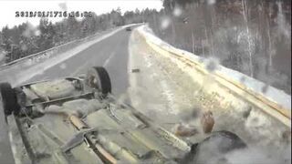 Straszny wypadek z zamachu