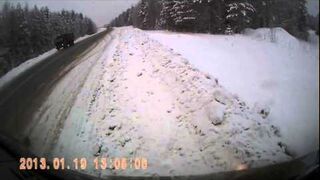 Zderzenie ciężarówek