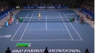 Radwańska tańczy na korcie