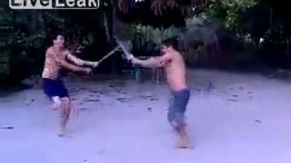 Walka na jednej nodze!