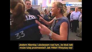 Niemka przeciwstawia się islamowi (islam w Niemczech)