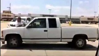Fat Man Hood Ornament!! Call The Police!! Woman!!!