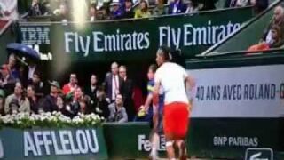 French Open Final Interrupted By Protester With A Flare