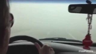 Frightening Video Of Old Lady Crashes Is The Reason Why You Slow For Fog