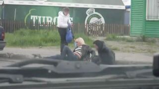 Pijane dziewczyny na mieście