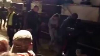 Very Drunk Rihanna After Concert in Poland