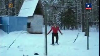 Przypadkowy trik na mrozie