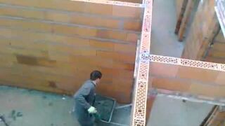 Poland - Polish Bricklayer Flying Shovel