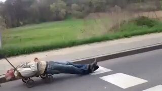 Dzień po melanżu na drodze