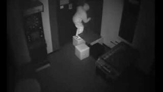 Genialny złodziej telewizora z Paradiso Club w Radzyniu Podlaskim