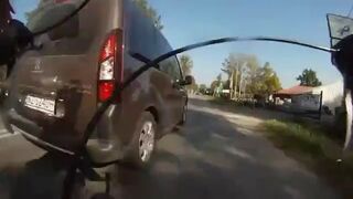 Rowerzysta i burak