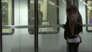 Flash mob w Kopenhadzkim Metrze