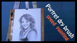 Speed painting dry brush Nauka na luza