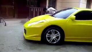 Mycie auta i zaskoczenie