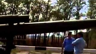 Lufa armaty w autobusie - funny Russia