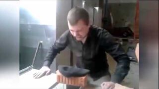 Rosyjskie cegły są mocne - funny fail