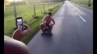 Motor ze skrzynki po piwie