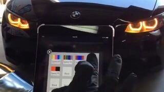 Zmiana koloru świateł aplikacją