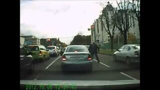 Tymczasem w Rosji - Ciężki los cwaniaka w Audi