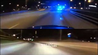 Mercedes C63 vs Policja
