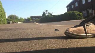 Samochodzik zasilany energią słoneczną  - "Jeździ własną drogą"