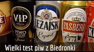 Wielki test piw z Biedronki