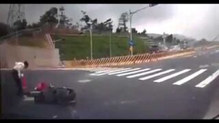 Najlepszy wypadek na skuterze