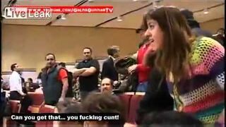 Muzułmańscy studenci wpadli w szał podczas pokazu anty-islamskiego filmu w Szwecji