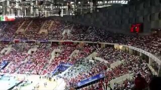 Harlem Shake przed meczem Polska - Brazylia
