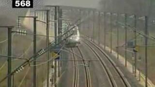 Jazda pociągiem 574 km/h