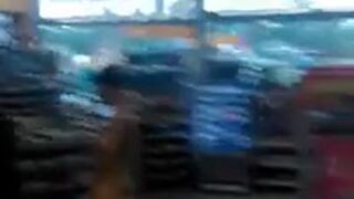 Naga studentka na stacji benzynowej w Krakowie
