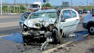 Terrible accident on the road 2014