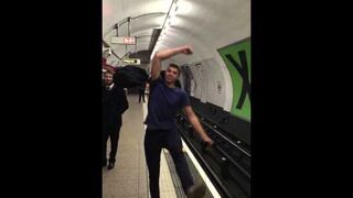 Ping-pong w Londyńskim metrze