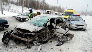 Accident on the road - 2014 November