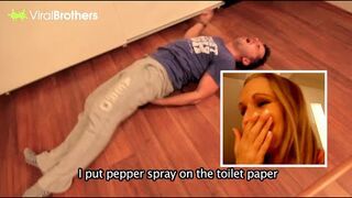 Zemsta Czeszki na kochanku, spryskała papier toaletowy chili w sprayu