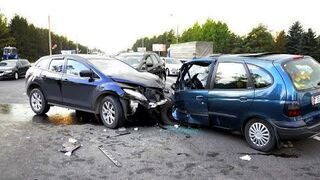 Shocking accident on the road 2014